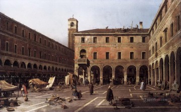 古典的なヴェネツィア Painting - カンポ ディ リアルト カナレット ヴェネツィア